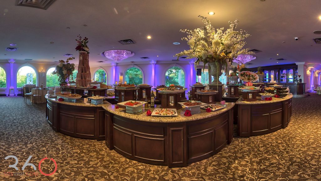Valley Regency Wedding and event venue Cocktail Hour Room Clifton, NJ photo by 360sitevisit.com