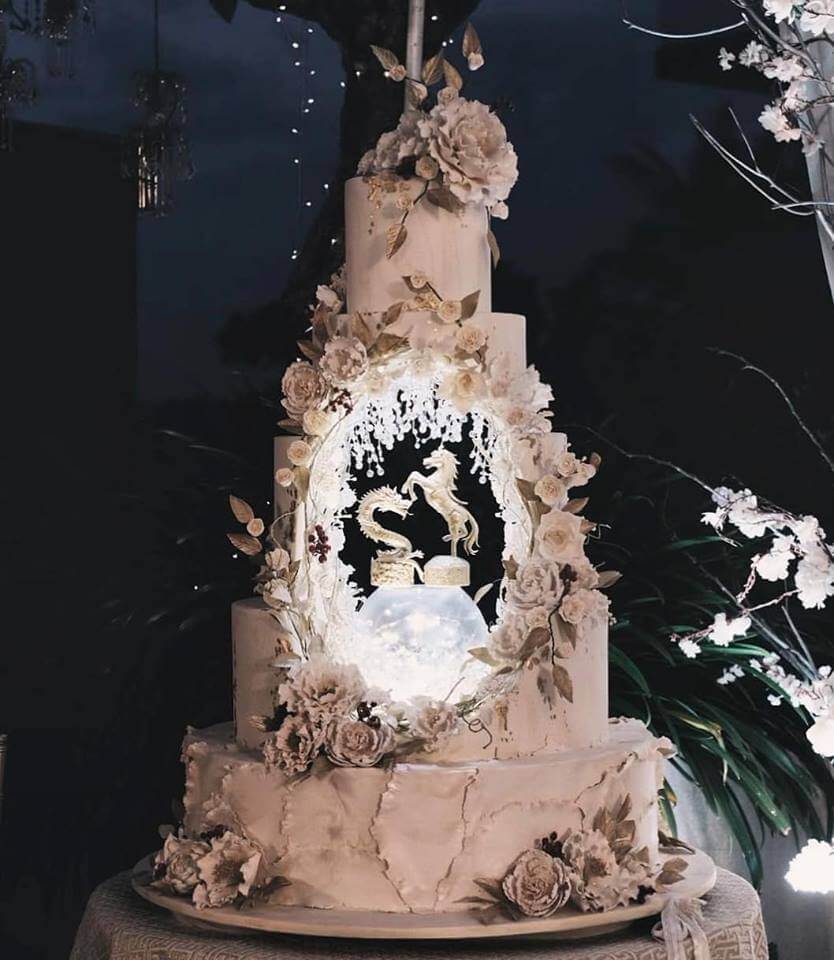 Breathtaking Design wedding cake