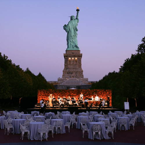 Liberty Island reception ceremony