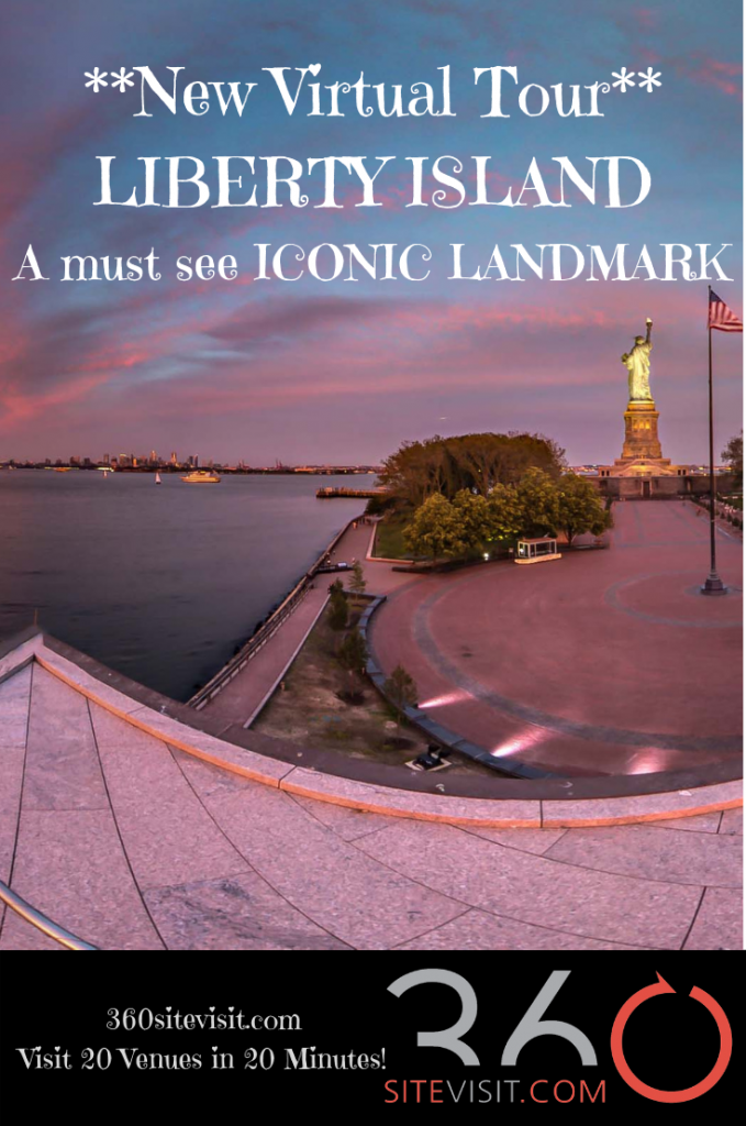 Liberty Island virtual tour. A must see iconic landmark. To see the virtual tour of liberty island visit our website