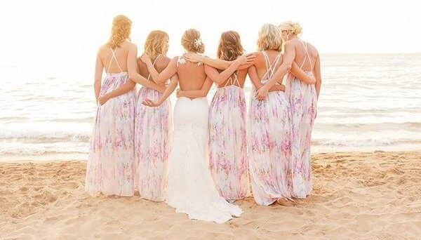 light and breezy bridesmaid sundress