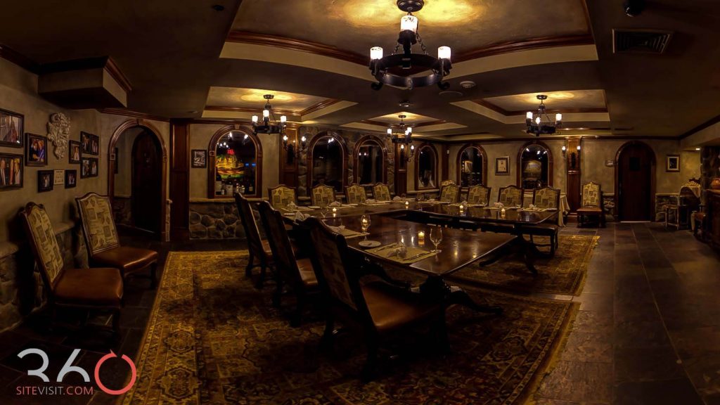 Crystal Springs Resort private room of wine cellar