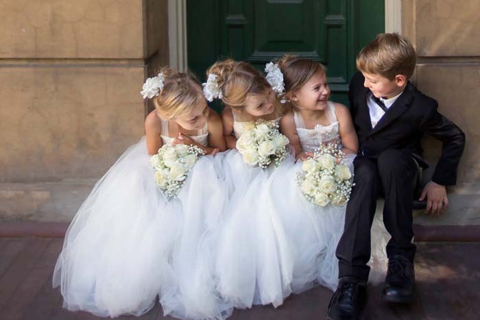 children as part of your wedding party