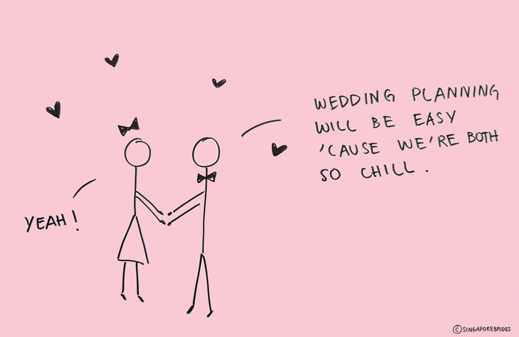 Include your Fiance in wedding Planning