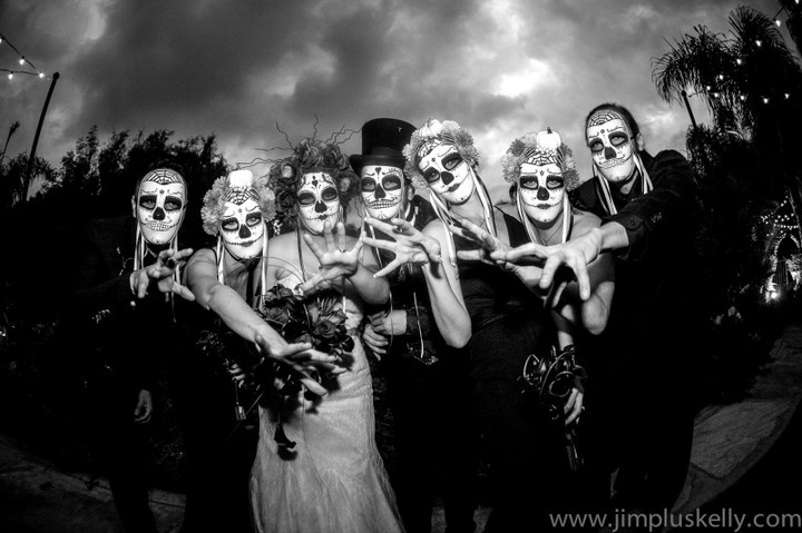 Nicole & Andy had a Bootiful Hallowedding at Eden garden