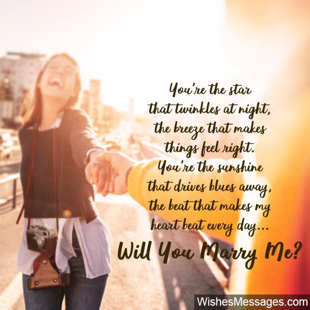 Rehearsal note - Proposal Poem and song