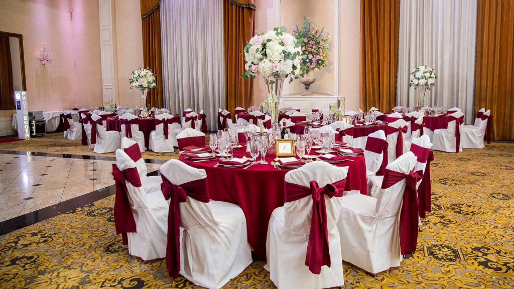 Ballroom at Il Villaggio wedding banquet Carlstadt, NJ