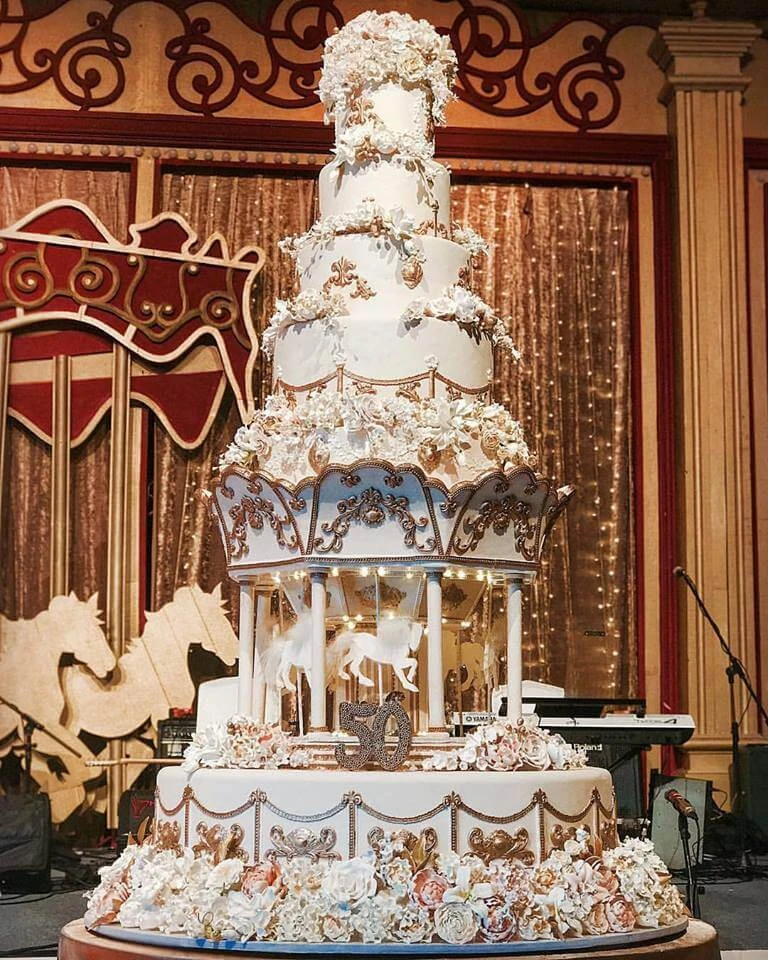Breathtaking Design wedding cake