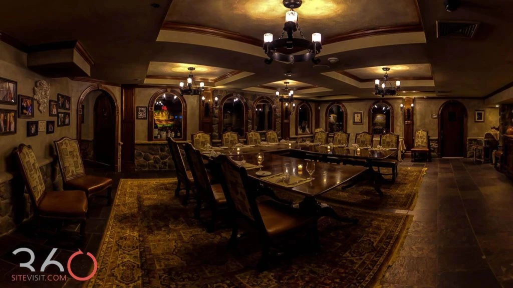 Crystal Springs Resort private room of wine cellar