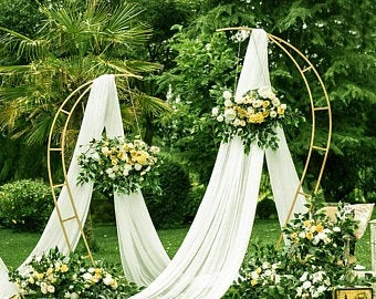 Aluminum modern wedding ceremony backdrop