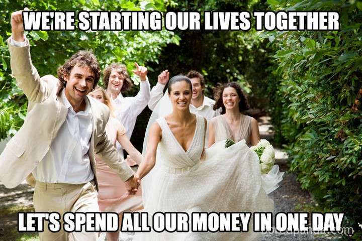 Wedding Meme - starting our lives together