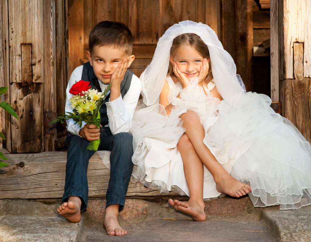 Cute Children to inspire bride to be while planning a wedding