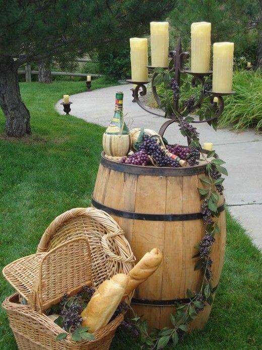 Barrel Candle stand