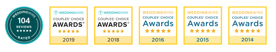 Brooklake awards from weddingwire