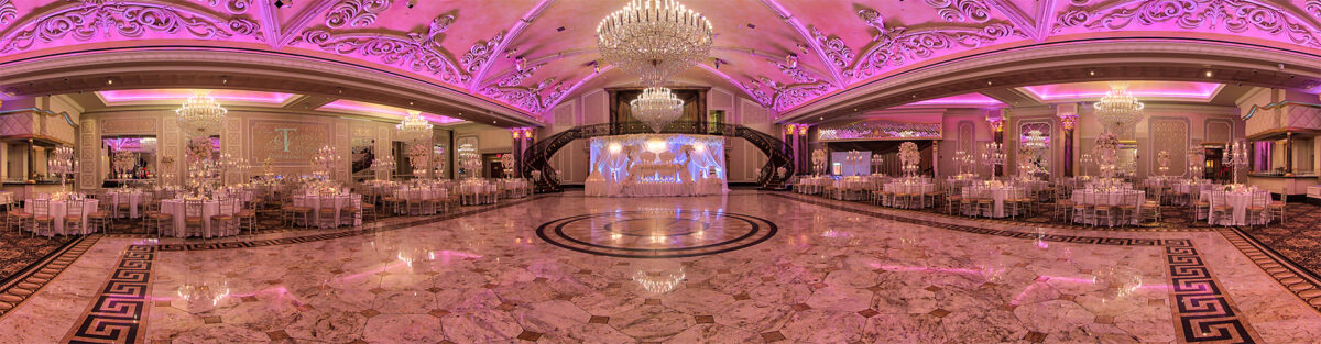 Ballroom at The Venetian NJ wedding venue by 360SiteVisit