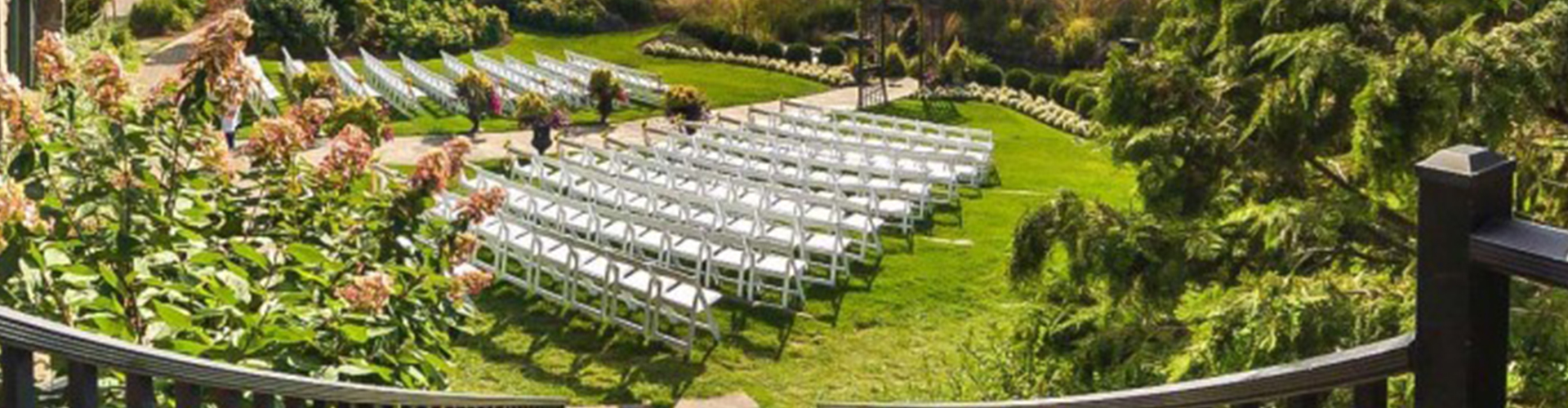 outdoor ceremony at Crystal Springs Resort